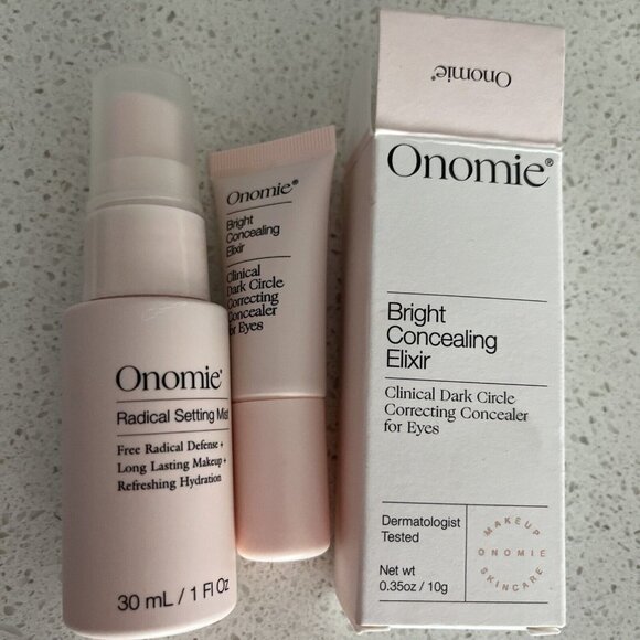 ONOMIE Bright Concealing Dark Circle Corrector Zhao Tan Neutral & Setting Spray - Picture 1 of 6